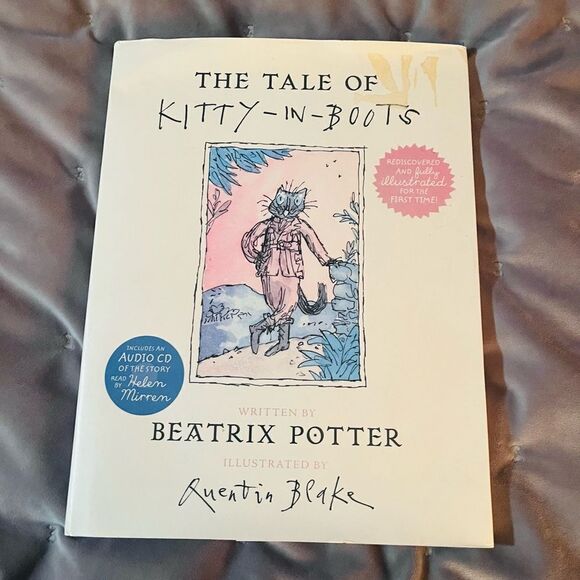 Children’s The Tale of Kitty in Boots Book by Beatrix Potter Hardcover with CD - Picture 3 of 10